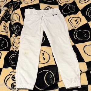 Under Armour Kids White baseball pants